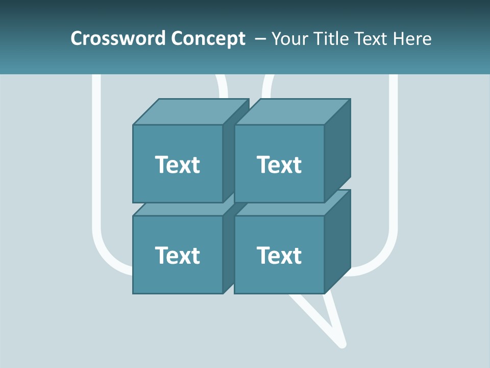 A Speech Bubble With Two Faces In It PowerPoint Template