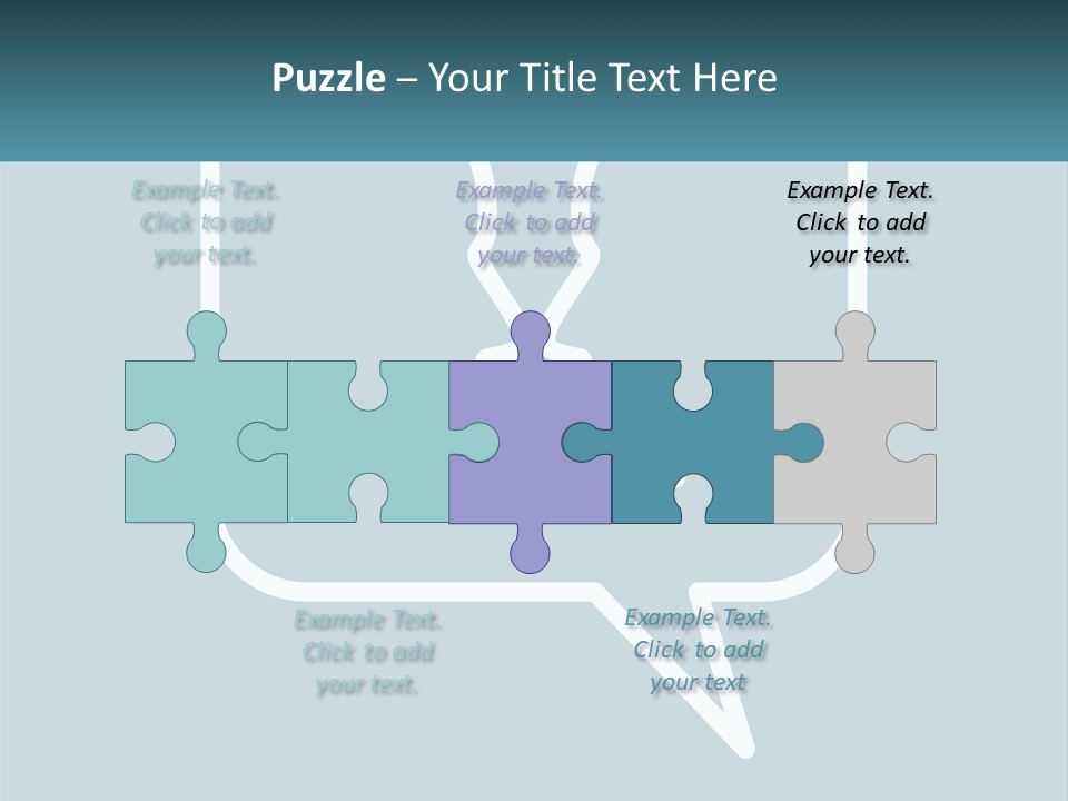 A Speech Bubble With Two Faces In It PowerPoint Template