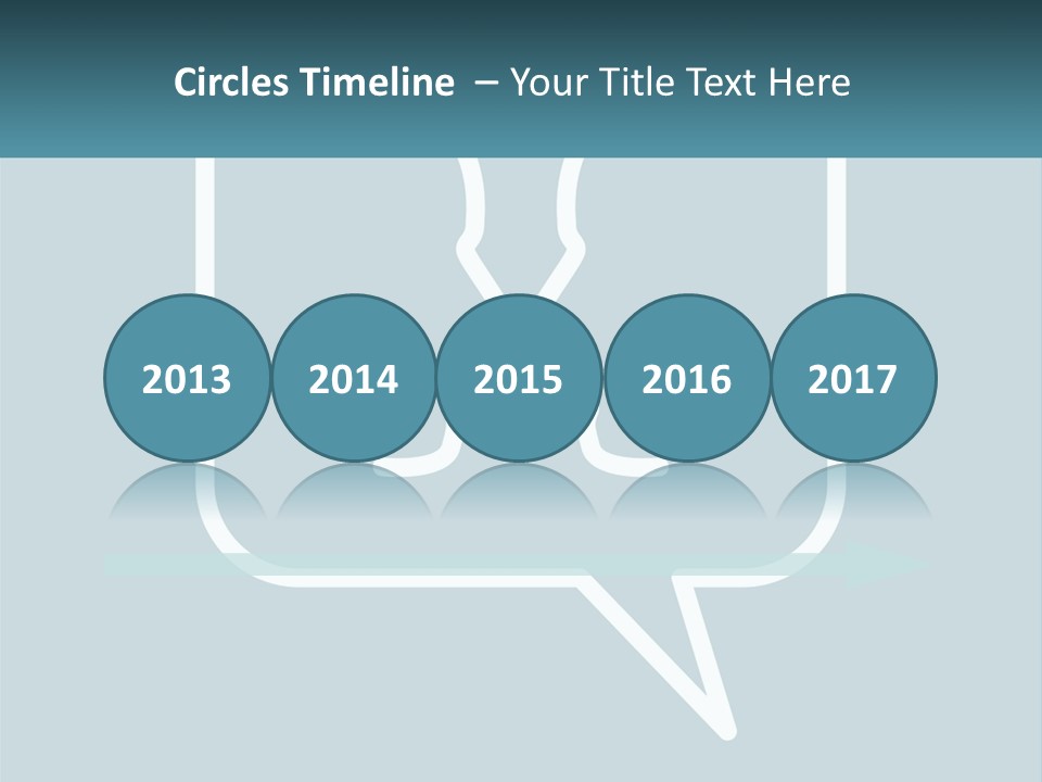 A Speech Bubble With Two Faces In It PowerPoint Template