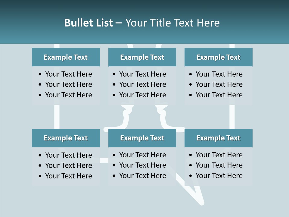 A Speech Bubble With Two Faces In It PowerPoint Template
