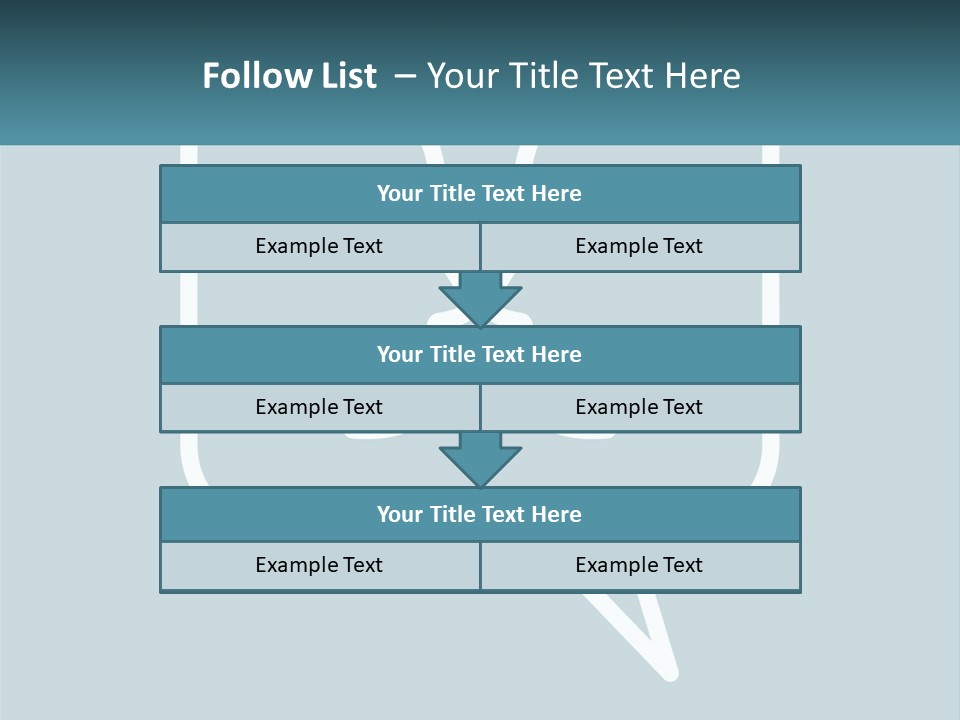 A Speech Bubble With Two Faces In It PowerPoint Template