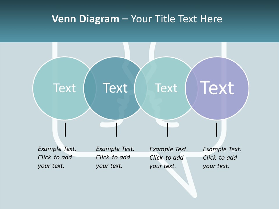 A Speech Bubble With Two Faces In It PowerPoint Template