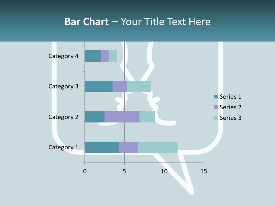 A Speech Bubble With Two Faces In It PowerPoint Template
