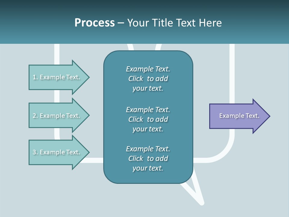 A Speech Bubble With Two Faces In It PowerPoint Template