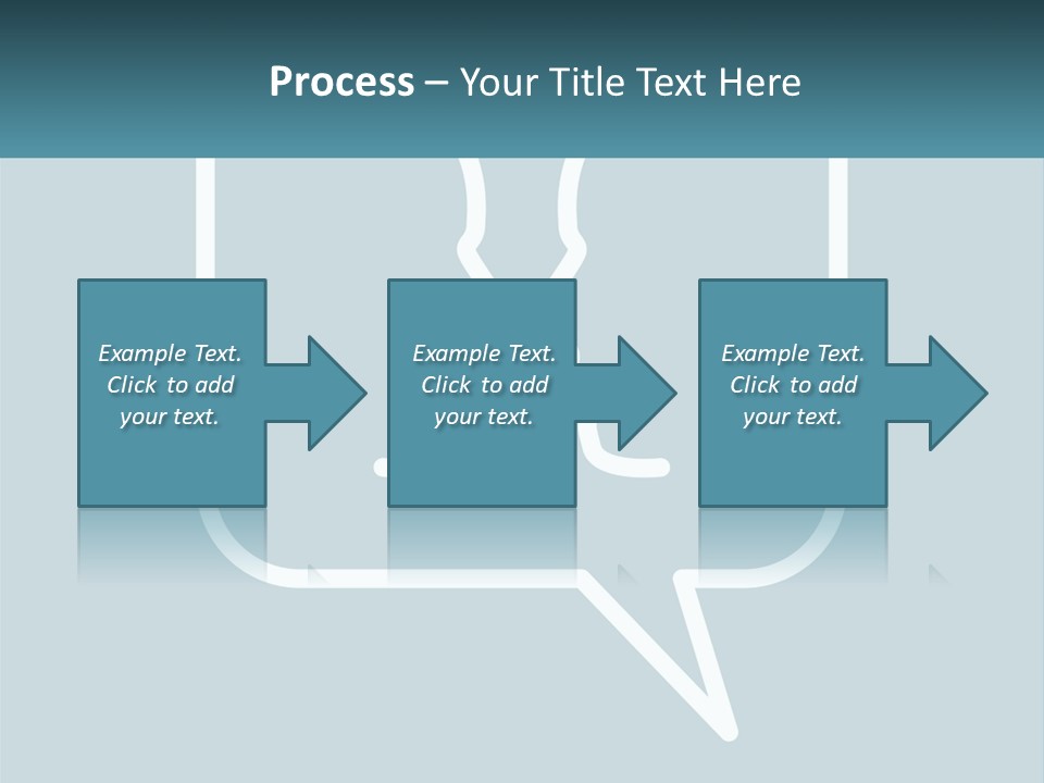 A Speech Bubble With Two Faces In It PowerPoint Template