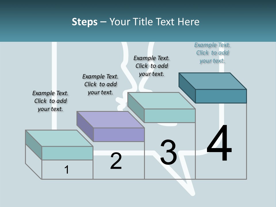 A Speech Bubble With Two Faces In It PowerPoint Template