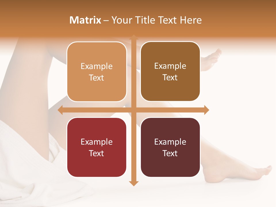 A Woman's Legs Are Shown With A White Background PowerPoint Template