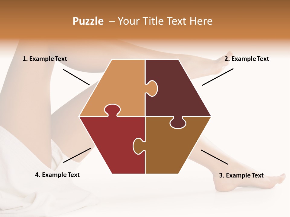 A Woman's Legs Are Shown With A White Background PowerPoint Template