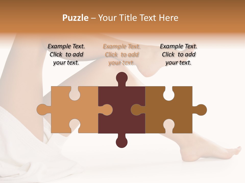 A Woman's Legs Are Shown With A White Background PowerPoint Template