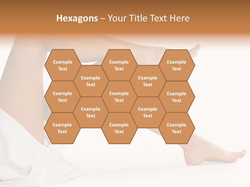 A Woman's Legs Are Shown With A White Background PowerPoint Template