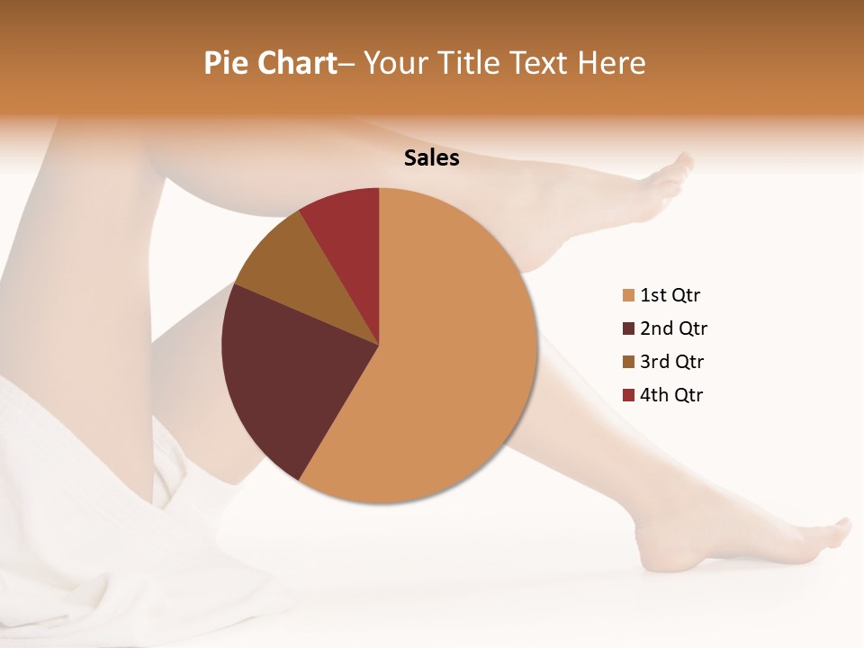 A Woman's Legs Are Shown With A White Background PowerPoint Template