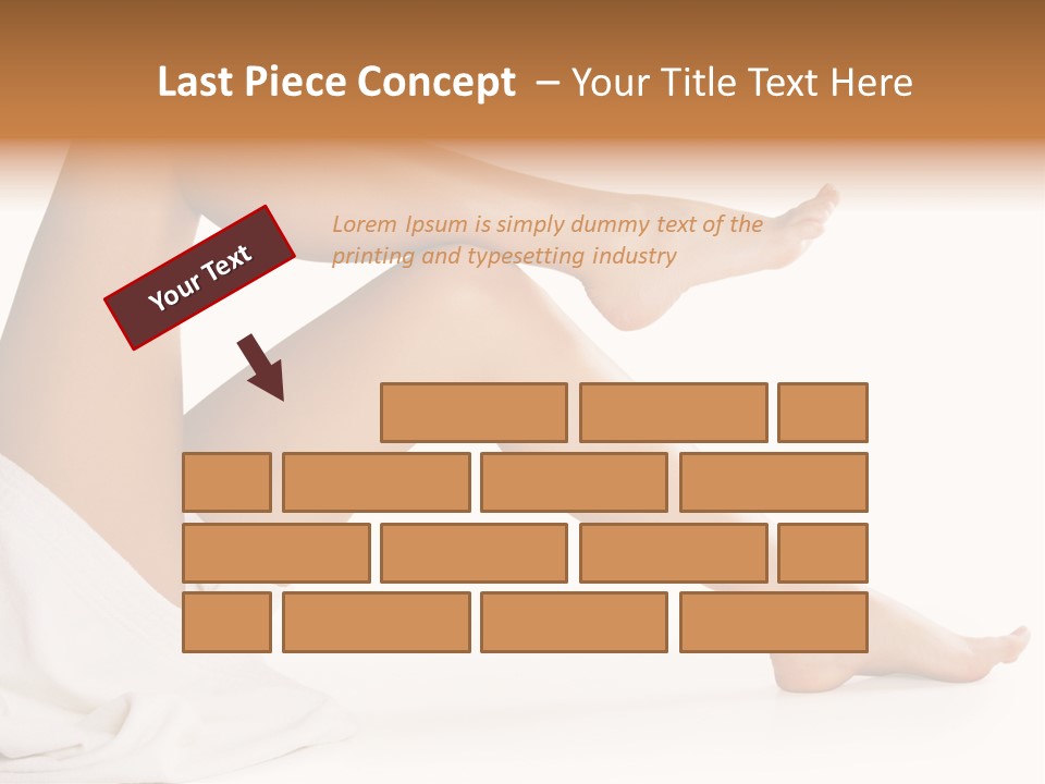 A Woman's Legs Are Shown With A White Background PowerPoint Template