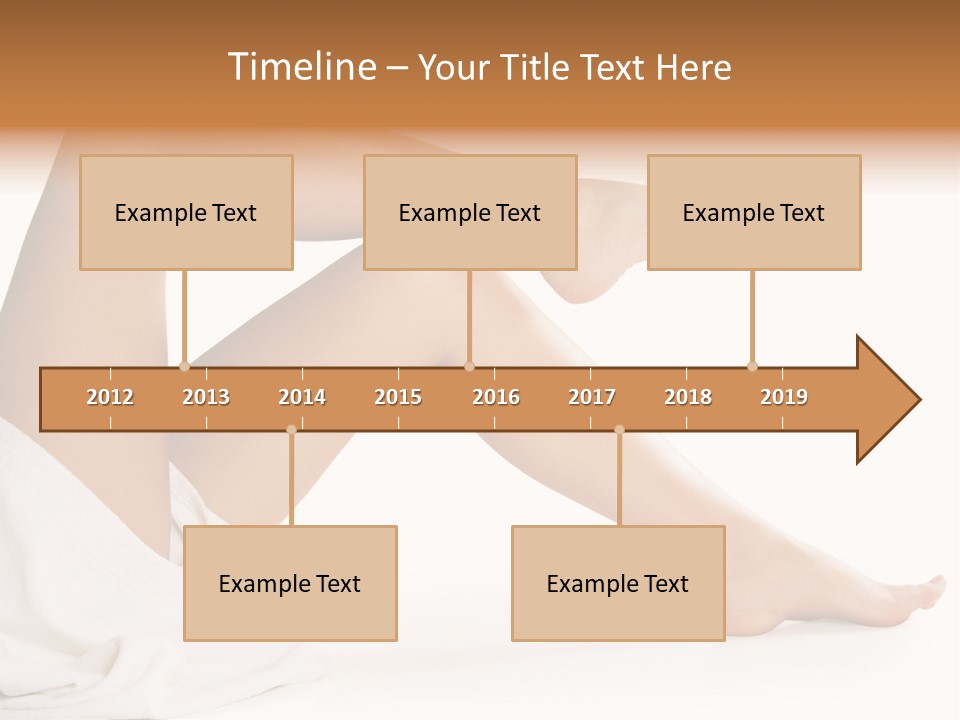 A Woman's Legs Are Shown With A White Background PowerPoint Template