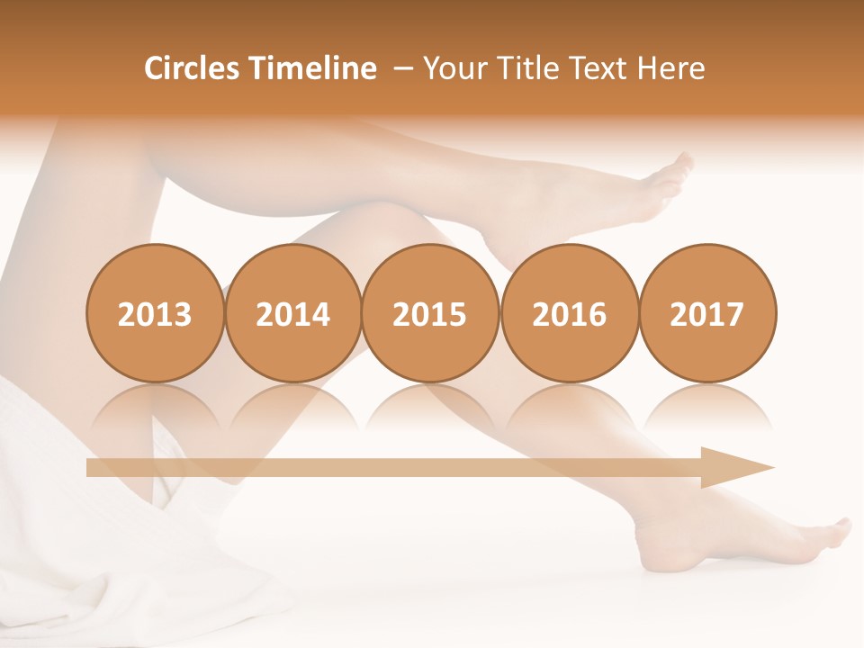 A Woman's Legs Are Shown With A White Background PowerPoint Template