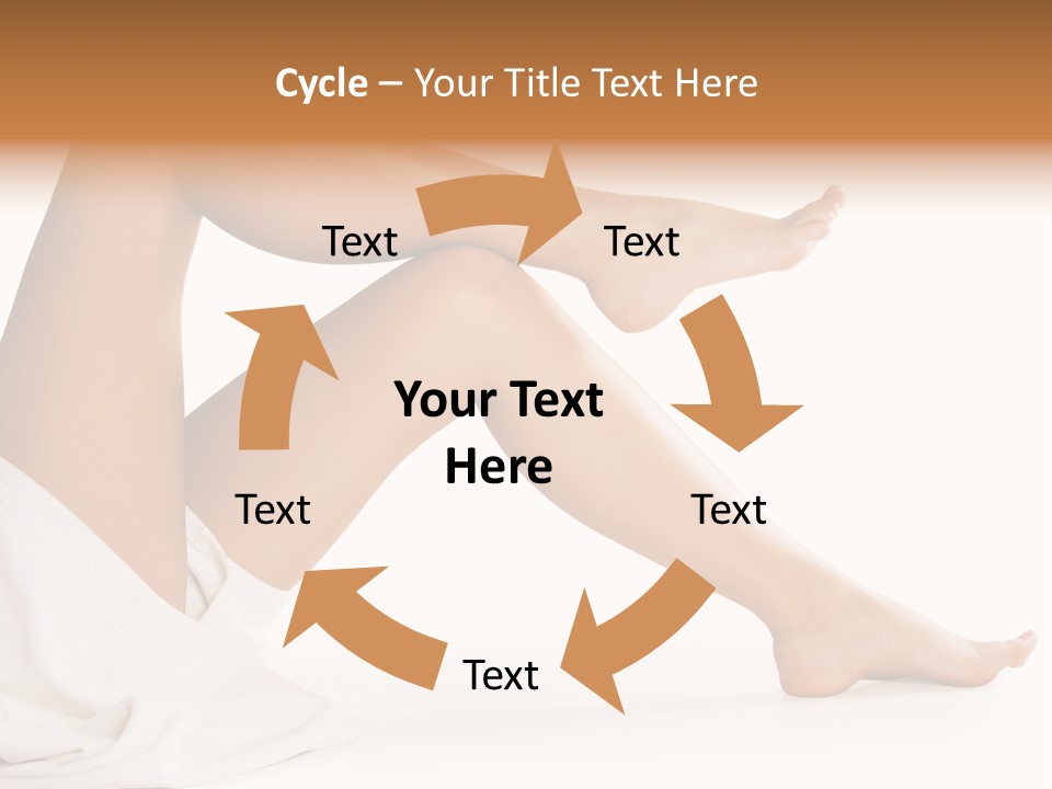 A Woman's Legs Are Shown With A White Background PowerPoint Template