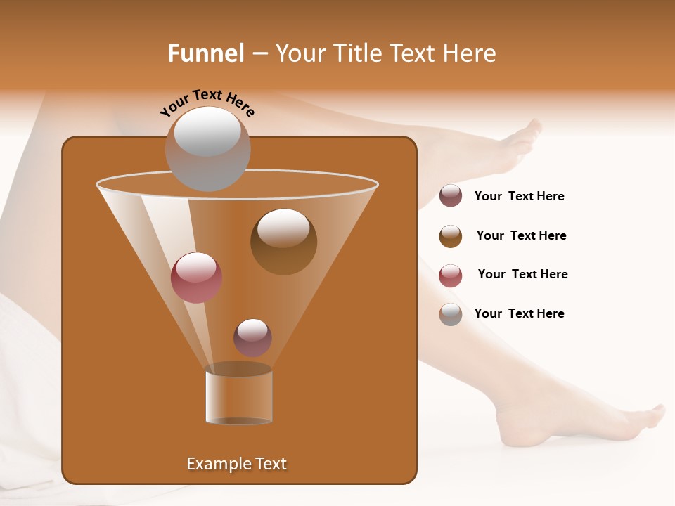 A Woman's Legs Are Shown With A White Background PowerPoint Template