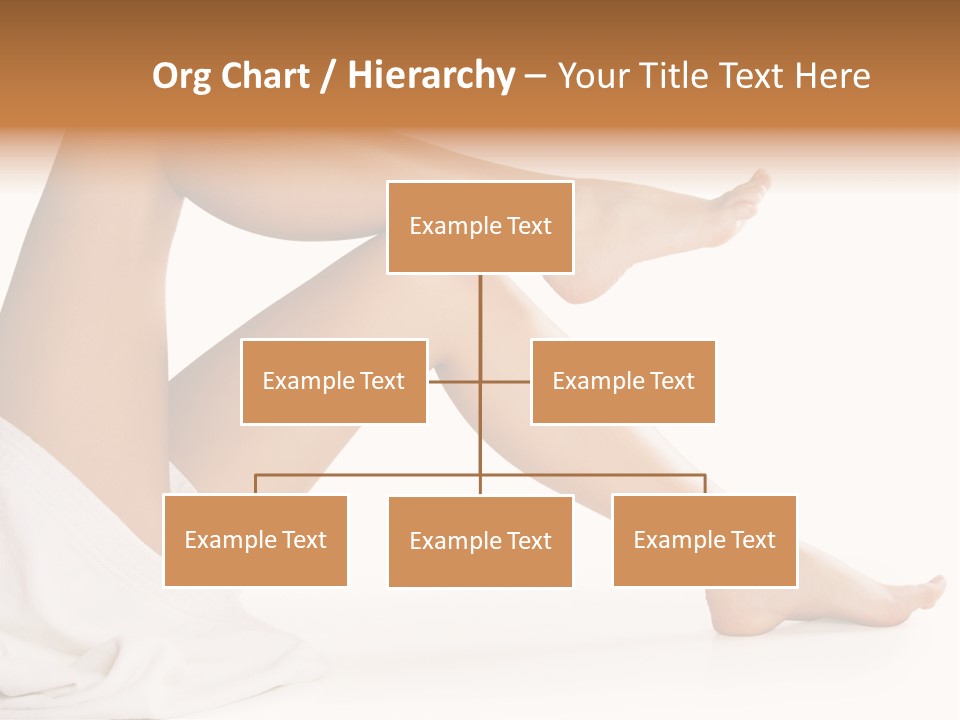 A Woman's Legs Are Shown With A White Background PowerPoint Template