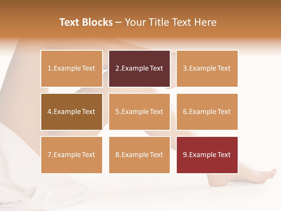 A Woman's Legs Are Shown With A White Background PowerPoint Template