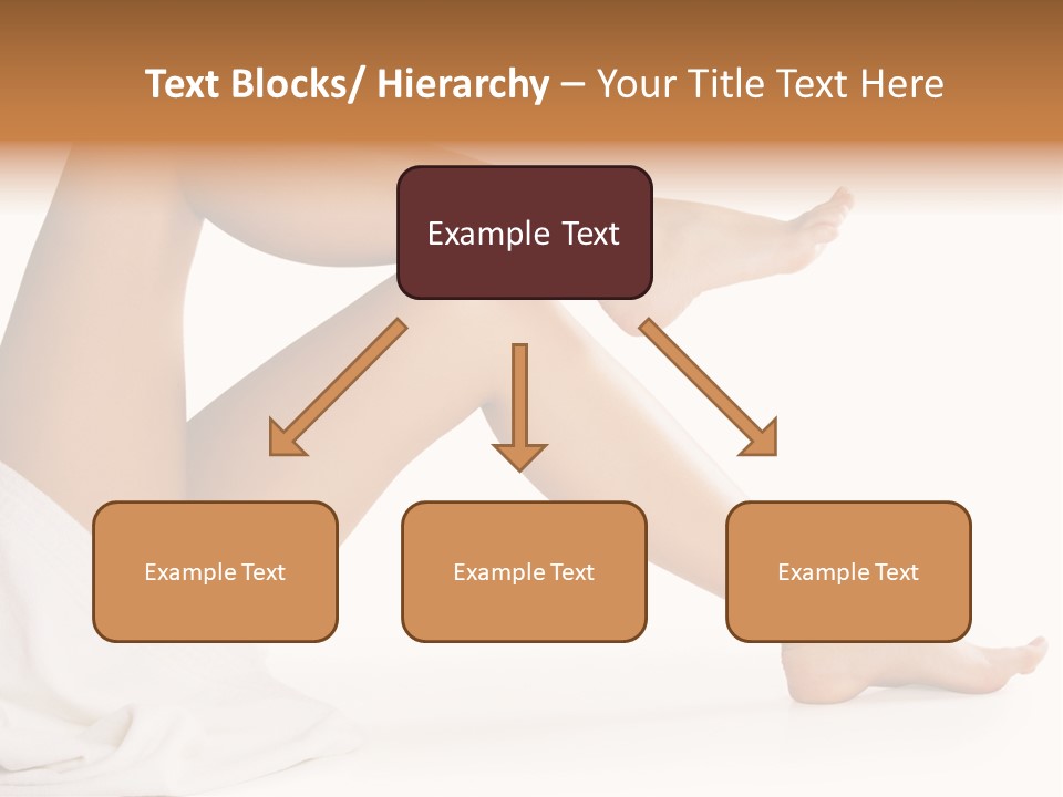 A Woman's Legs Are Shown With A White Background PowerPoint Template