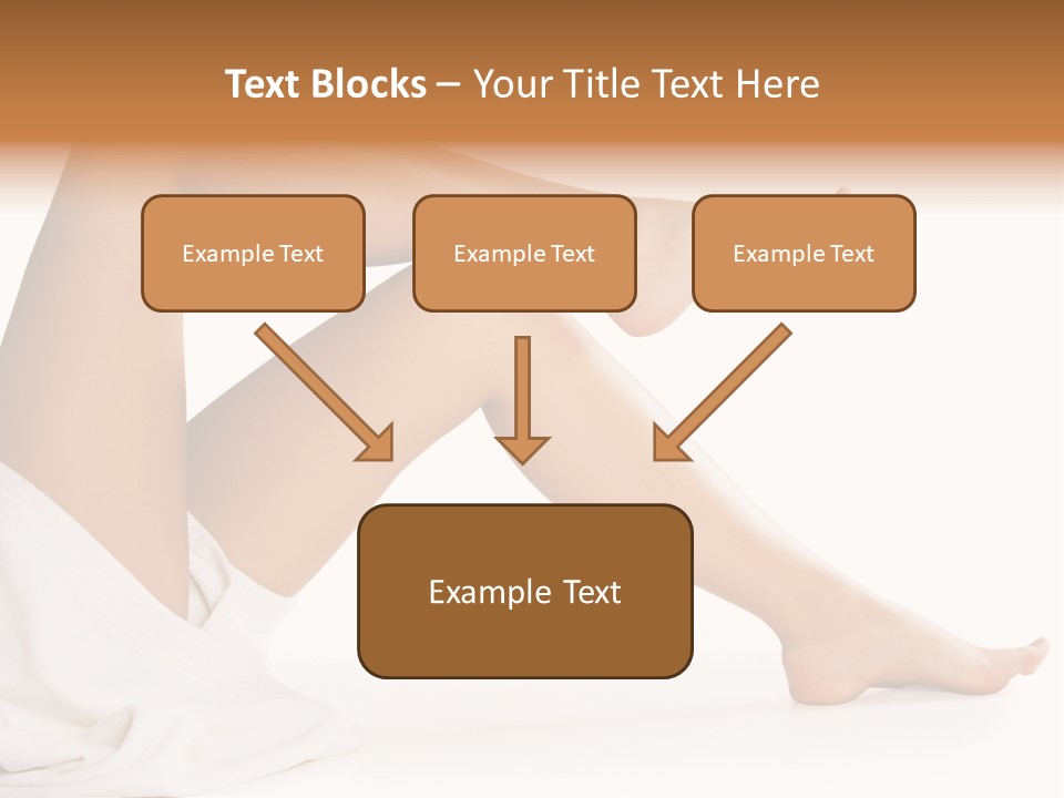 A Woman's Legs Are Shown With A White Background PowerPoint Template
