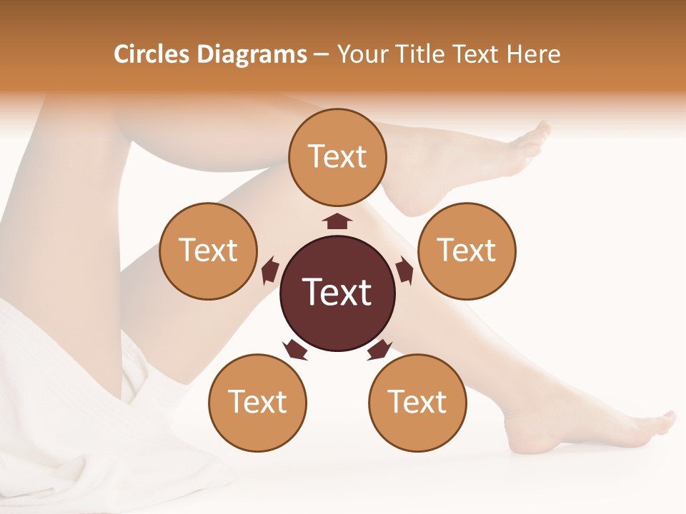 A Woman's Legs Are Shown With A White Background PowerPoint Template