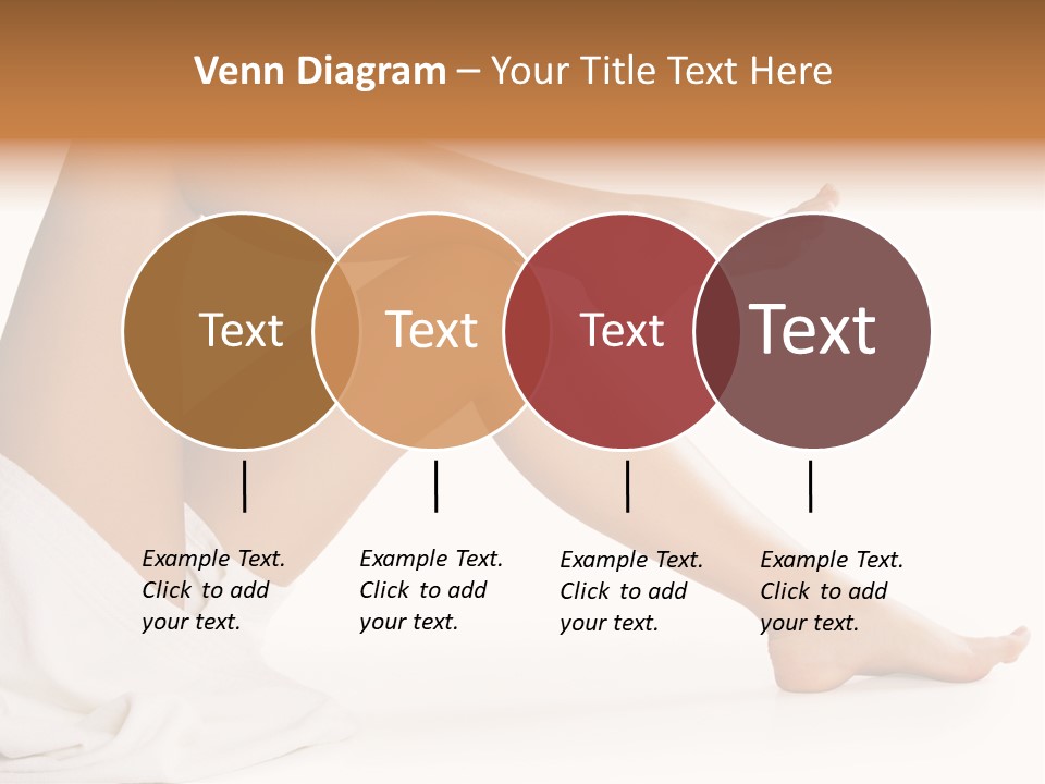 A Woman's Legs Are Shown With A White Background PowerPoint Template