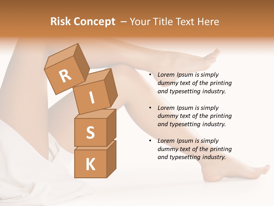 A Woman's Legs Are Shown With A White Background PowerPoint Template