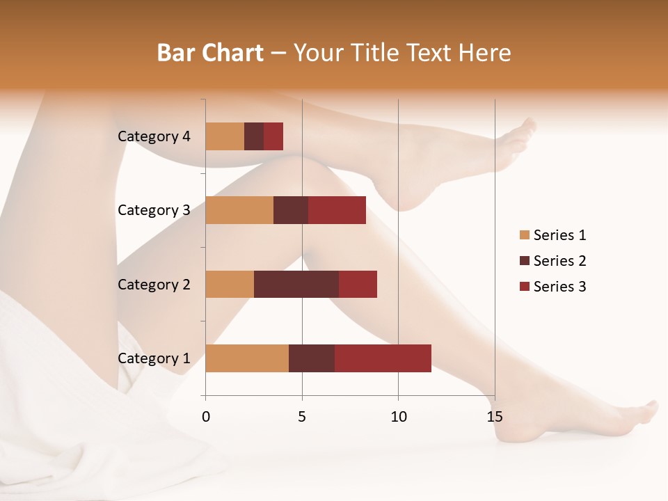 A Woman's Legs Are Shown With A White Background PowerPoint Template