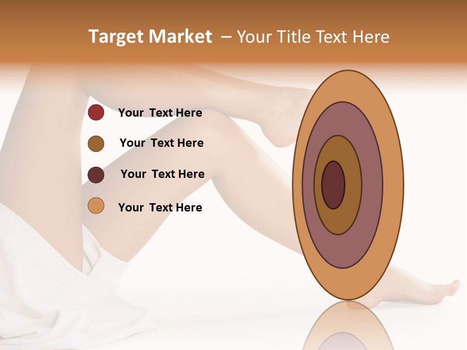 A Woman's Legs Are Shown With A White Background PowerPoint Template