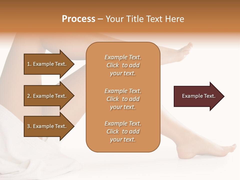 A Woman's Legs Are Shown With A White Background PowerPoint Template