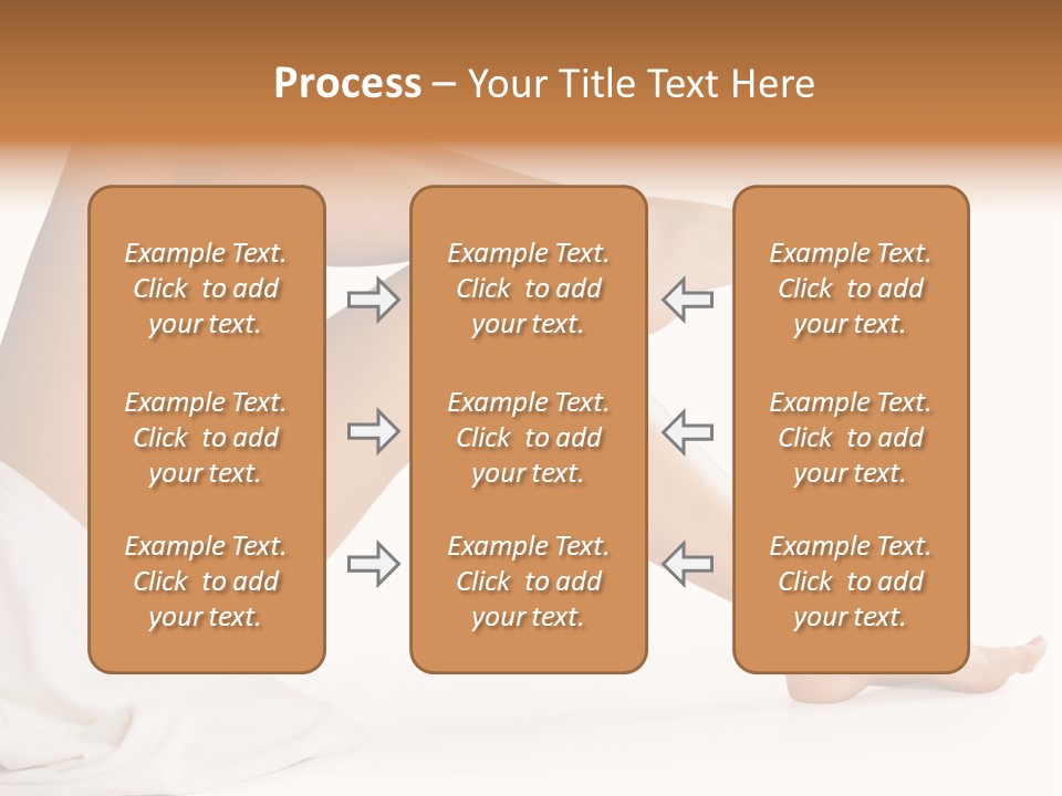 A Woman's Legs Are Shown With A White Background PowerPoint Template