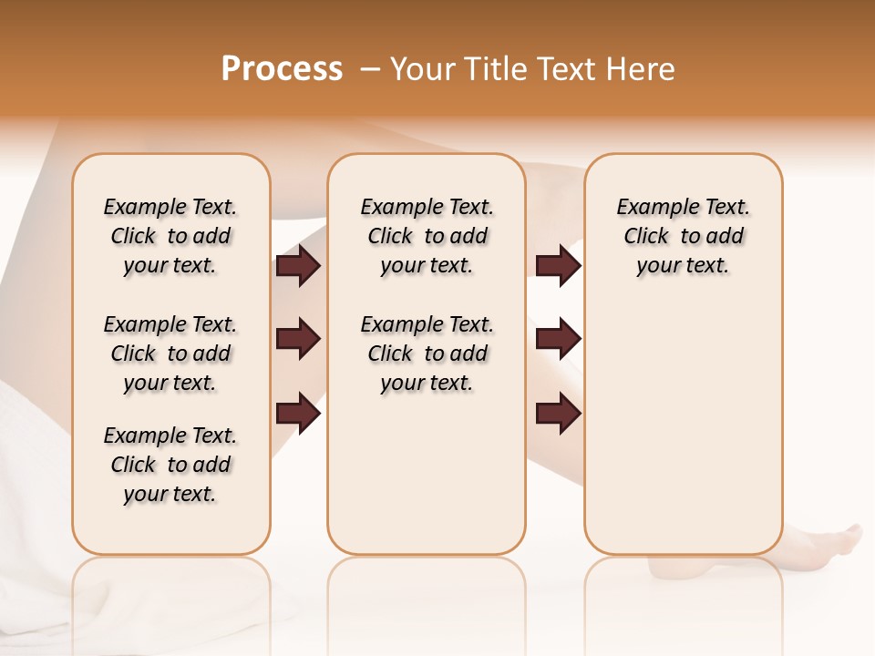 A Woman's Legs Are Shown With A White Background PowerPoint Template