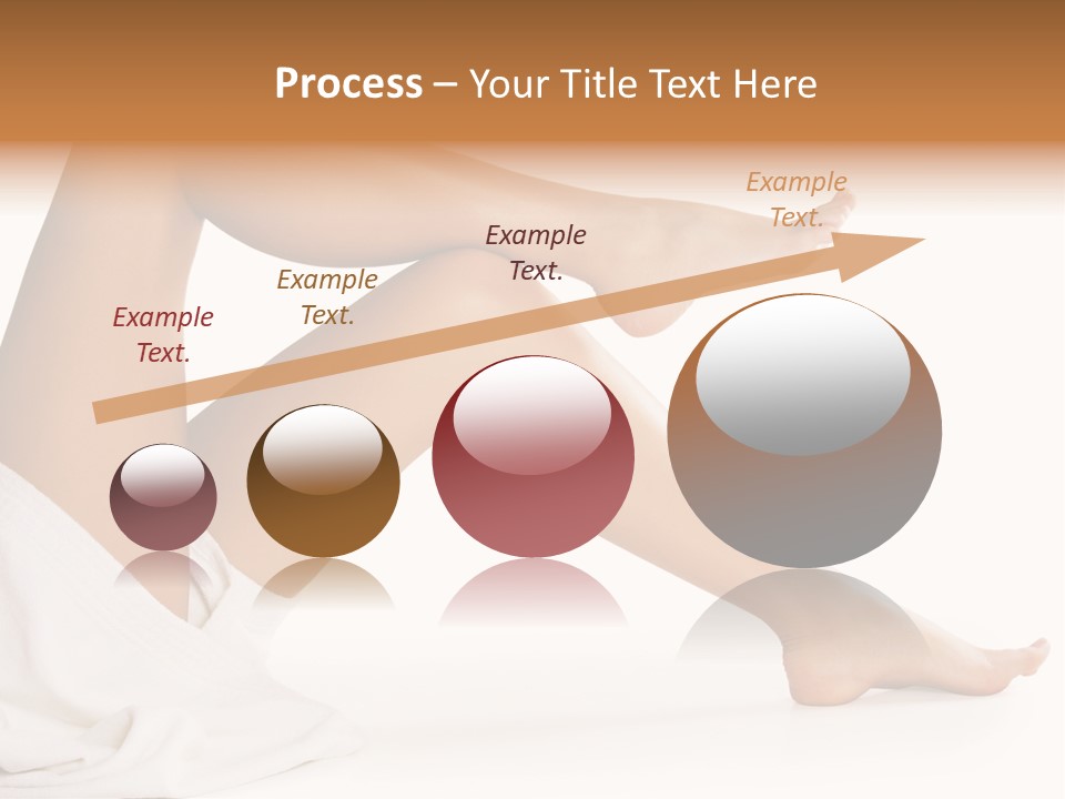 A Woman's Legs Are Shown With A White Background PowerPoint Template