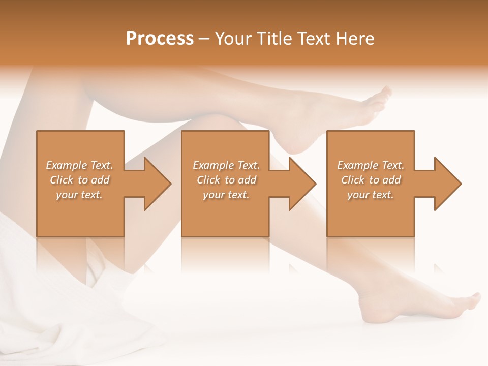 A Woman's Legs Are Shown With A White Background PowerPoint Template