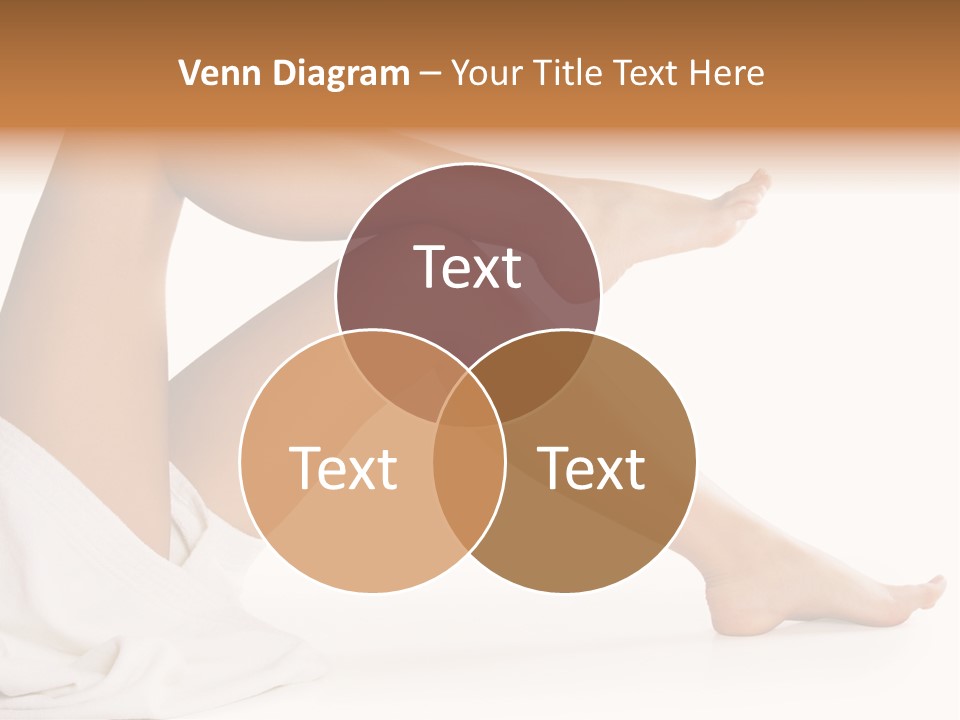 A Woman's Legs Are Shown With A White Background PowerPoint Template