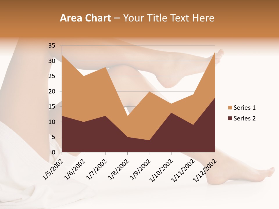 A Woman's Legs Are Shown With A White Background PowerPoint Template
