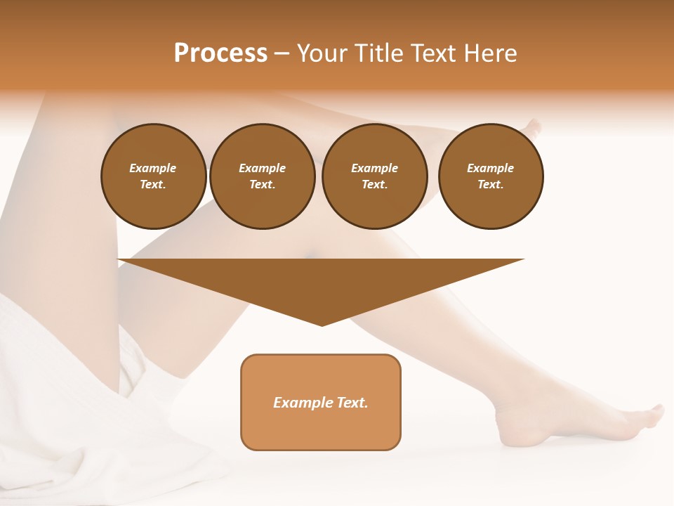 A Woman's Legs Are Shown With A White Background PowerPoint Template