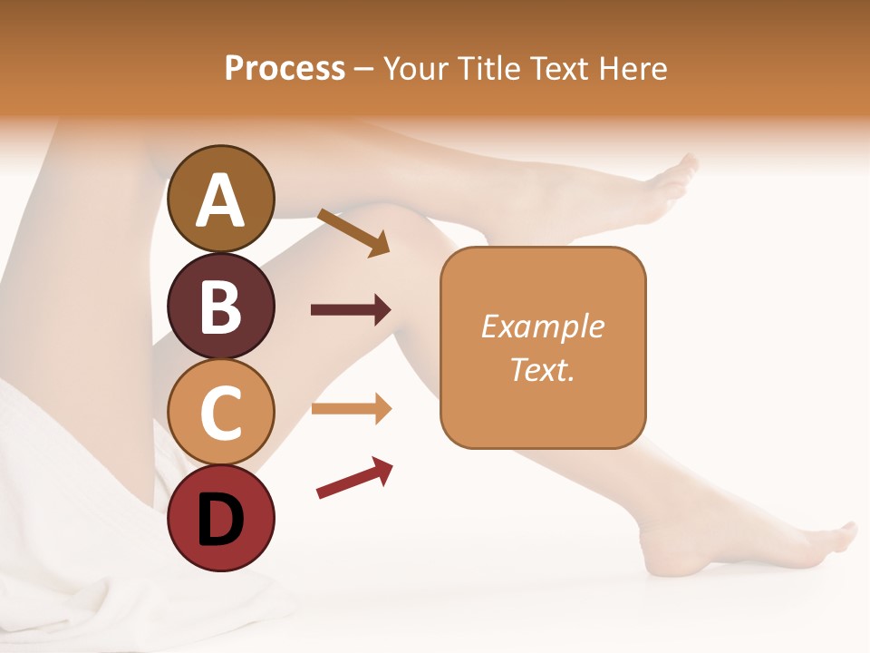 A Woman's Legs Are Shown With A White Background PowerPoint Template