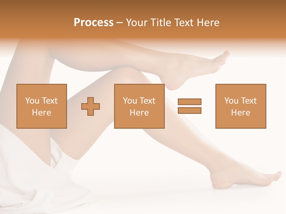 A Woman's Legs Are Shown With A White Background PowerPoint Template