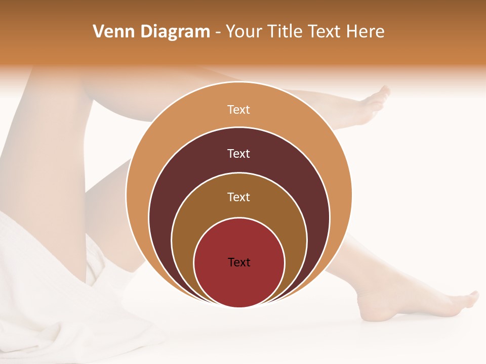 A Woman's Legs Are Shown With A White Background PowerPoint Template