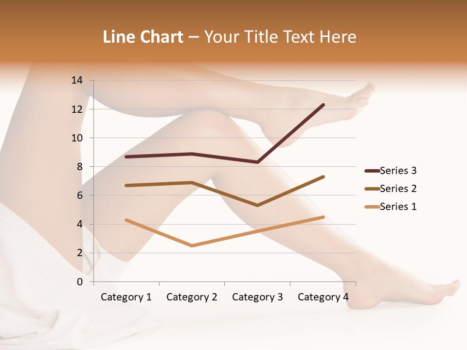 A Woman's Legs Are Shown With A White Background PowerPoint Template