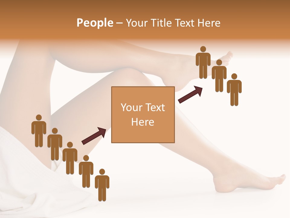 A Woman's Legs Are Shown With A White Background PowerPoint Template