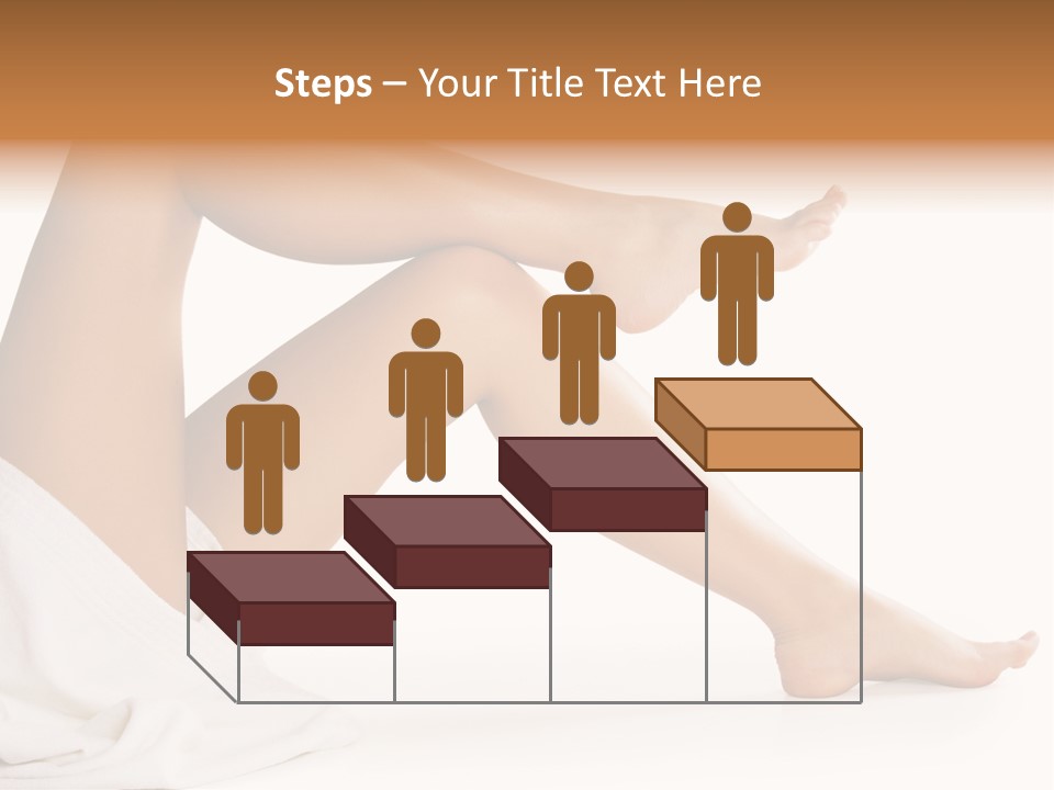A Woman's Legs Are Shown With A White Background PowerPoint Template