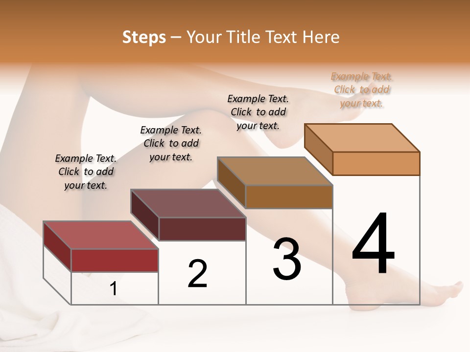 A Woman's Legs Are Shown With A White Background PowerPoint Template