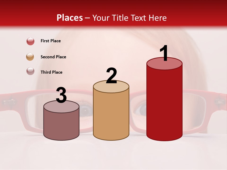 A Baby Wearing Glasses With The Words Name Of Presentation On It PowerPoint Template