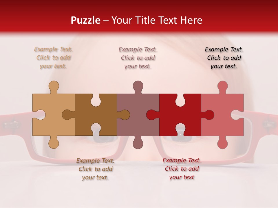 A Baby Wearing Glasses With The Words Name Of Presentation On It PowerPoint Template