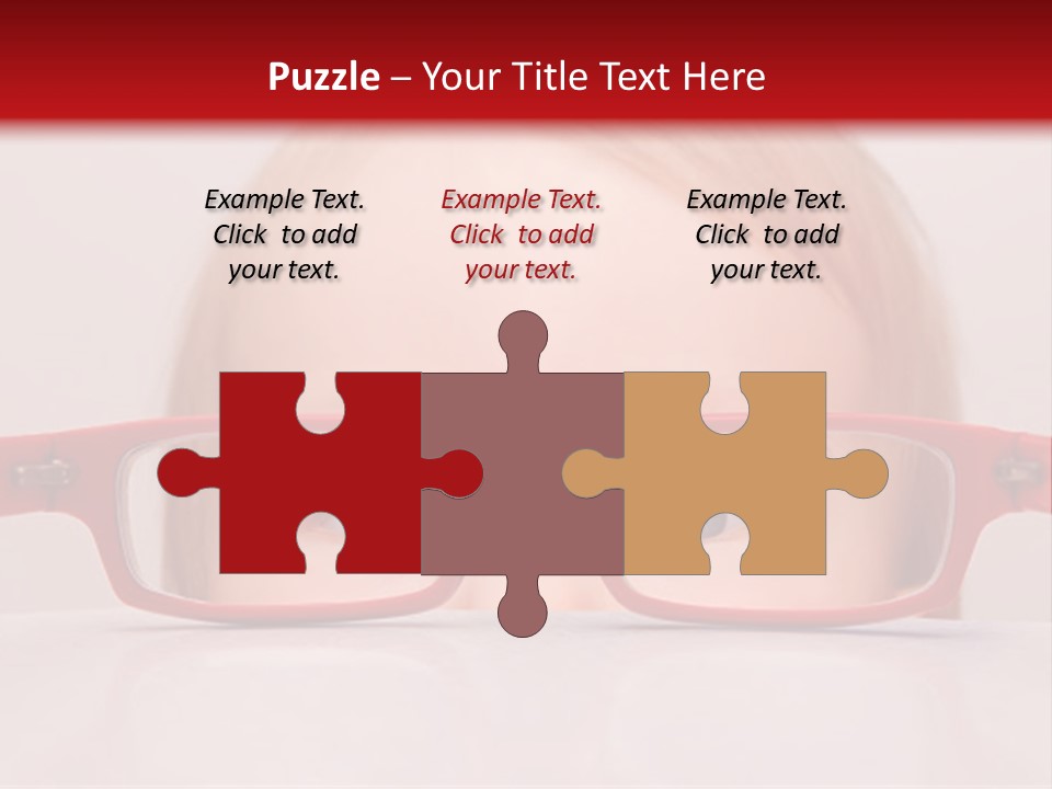 A Baby Wearing Glasses With The Words Name Of Presentation On It PowerPoint Template