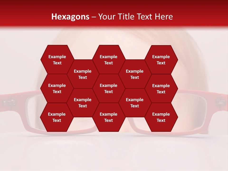 A Baby Wearing Glasses With The Words Name Of Presentation On It PowerPoint Template