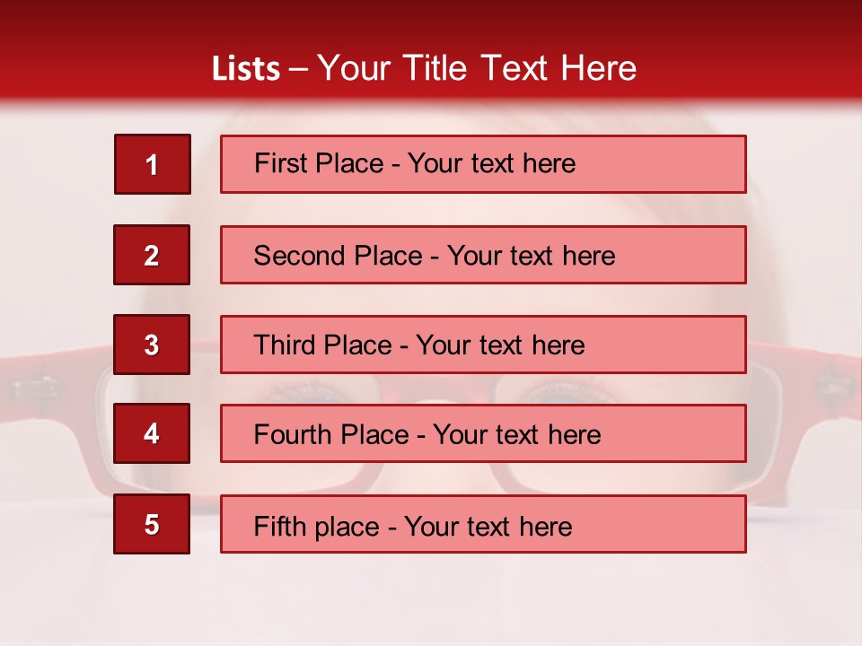 A Baby Wearing Glasses With The Words Name Of Presentation On It PowerPoint Template