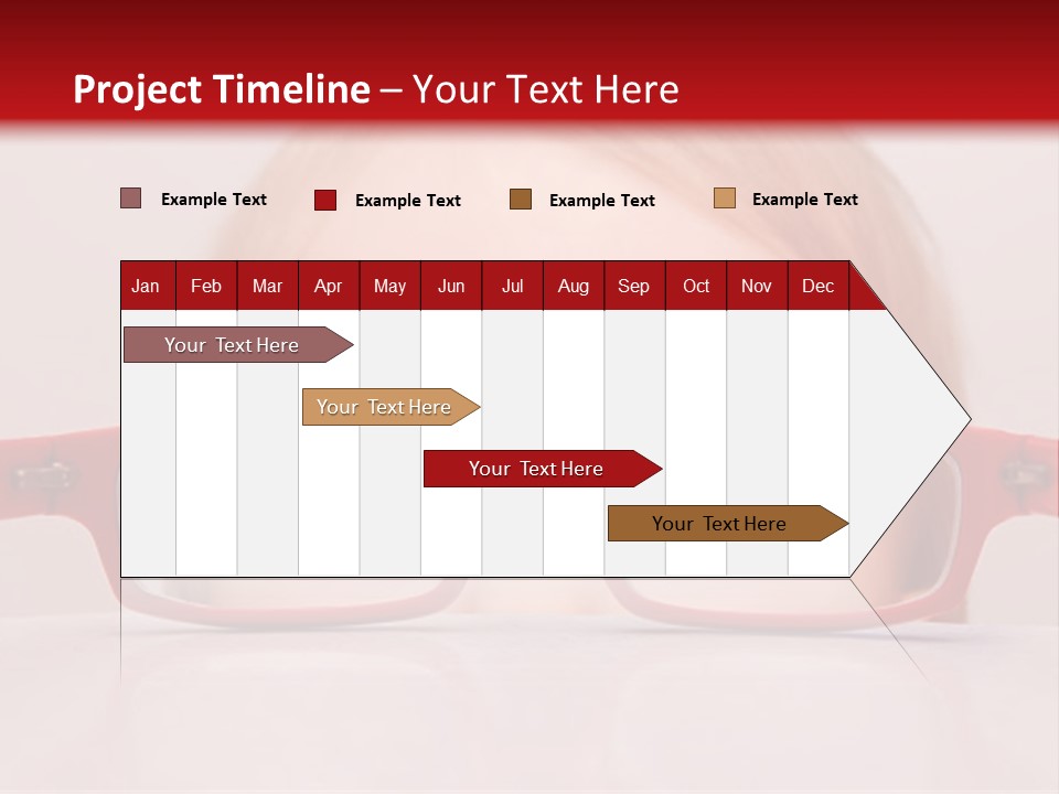 A Baby Wearing Glasses With The Words Name Of Presentation On It PowerPoint Template